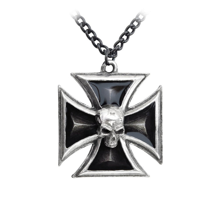 Black Knight's Cross Pendant by Alchemy of England