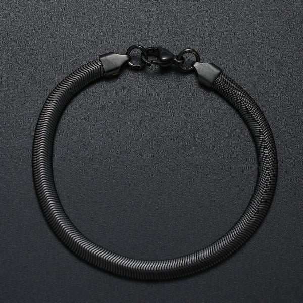 Centipede Black Chain Bracelet-0