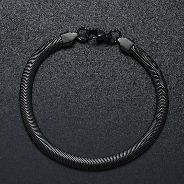 Centipede Black Chain Bracelet-0