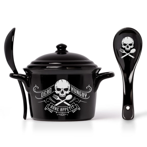 Bone Appetit Pot and Spoon by Alchemy of England