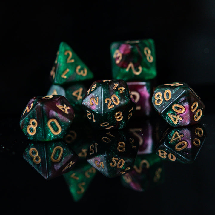 Breath of the Strong Acrylic Dice Set by Misty Mountain Gaming