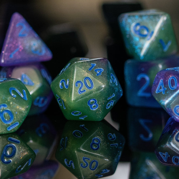 C-137 Acrylic Dice Set by Misty Mountain Gaming