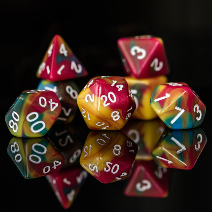 Candy Store Acrylic Dice Set by Misty Mountain Gaming