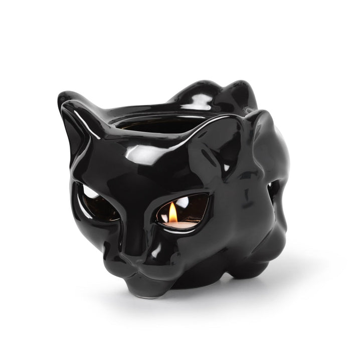 Cat Tealight Mug Warmer/ Crystal Ball Holder by Alchemy of England