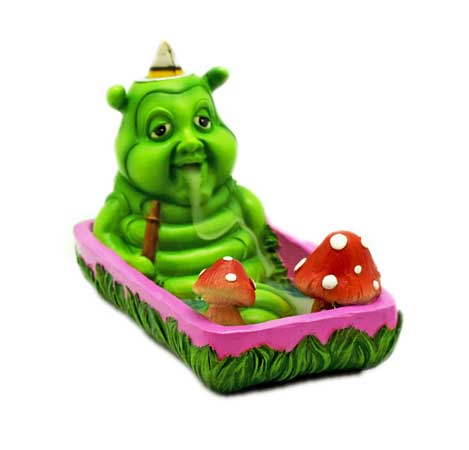 Caterpillar Back Flow Incense Burner by Fantasy Gifts