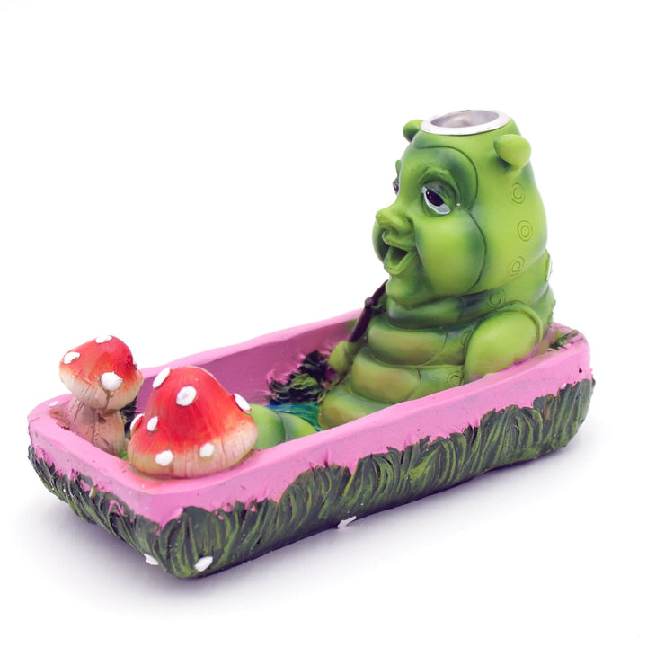 Caterpillar Back Flow Incense Burner by Fantasy Gifts