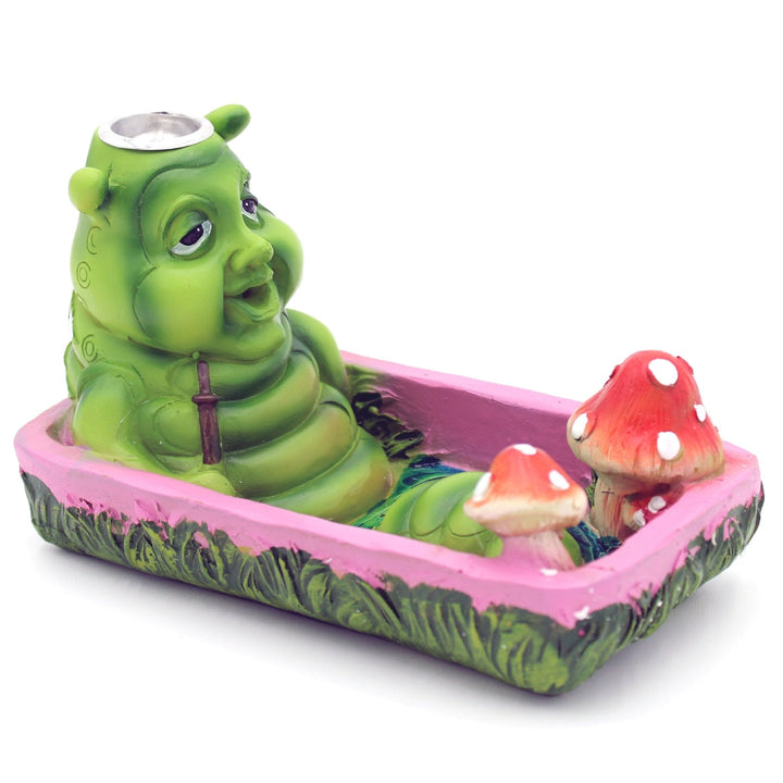 Caterpillar Back Flow Incense Burner by Fantasy Gifts