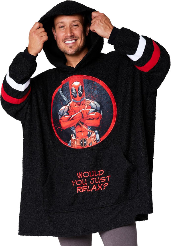 Marvel Blanket Hoodie for Men Deadpool