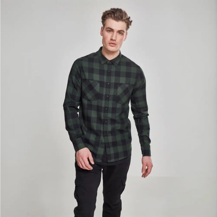 Checked Flanell Shirt-7