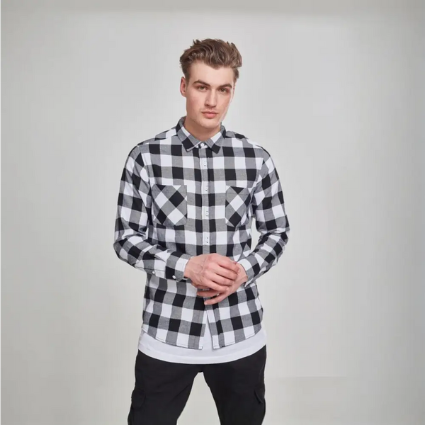 Checked Flanell Shirt by Urban Classics