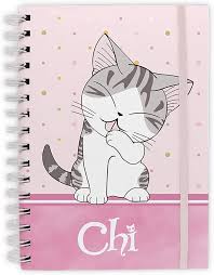 CHI'S SWEET HOME - Purrty in Pink Spiral Notebook by Abysse