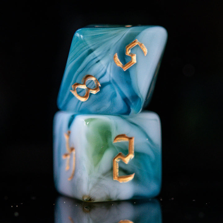 Cleric Class Acrylic Dice Set by Misty Mountain Gaming