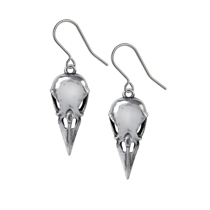 Coeur Crane Dropper Earrings by Alchemy of England