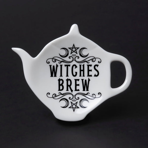 Crescent Witches Brew Spoon Rest Holder by Alchemy of England