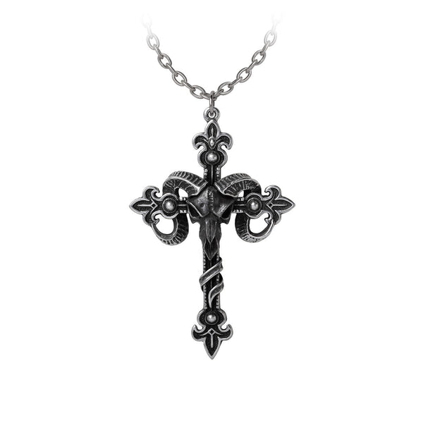 Cross Of Baphomet Necklace by Alchemy of England