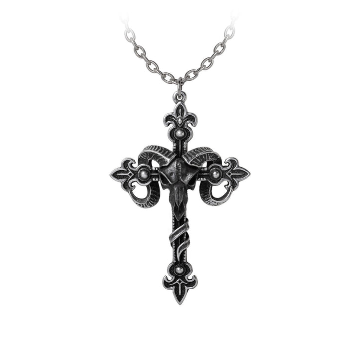 Cross Of Baphomet Necklace by Alchemy of England