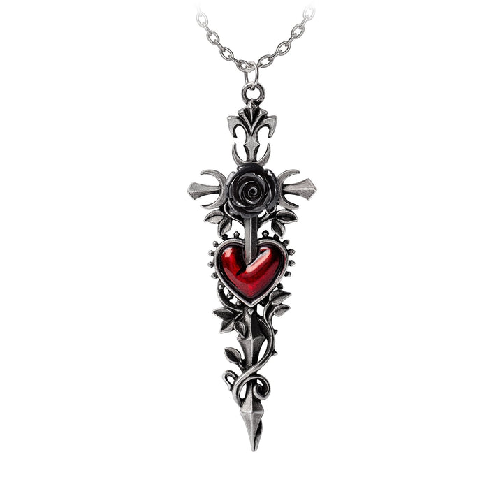 Cross of the Dark Kiss Neckwear - Necklace by Alchemy of England