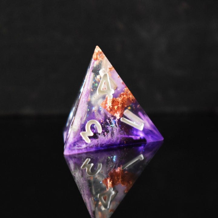 Crown of Madness Sharp-Edged Resin Dice Set by Misty Mountain Gaming