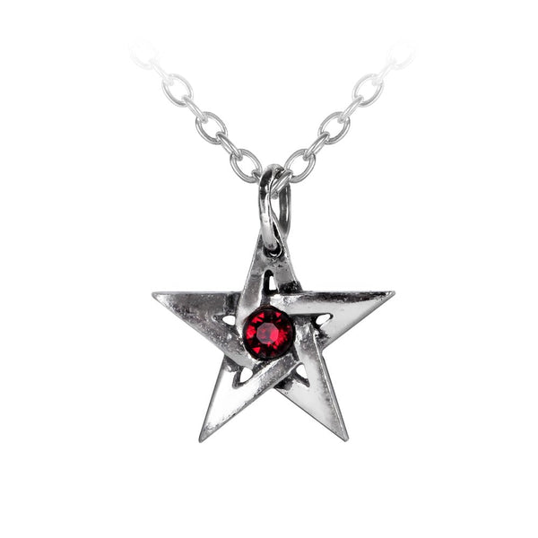 Crystal Pentagram Pendant by Alchemy of England