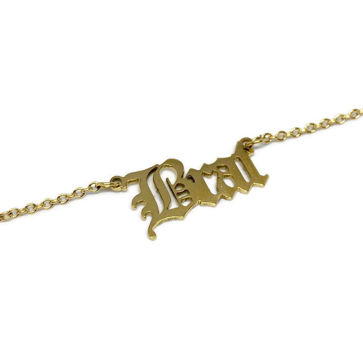 Gifts From The Crypt - Old English Brat Necklace-2