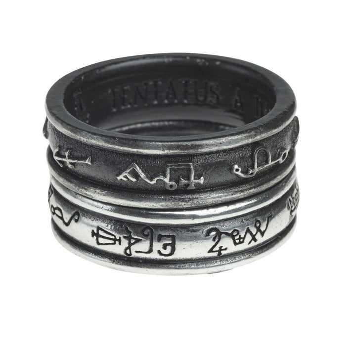 Demon Black & Angel White Ring by Alchemy of England