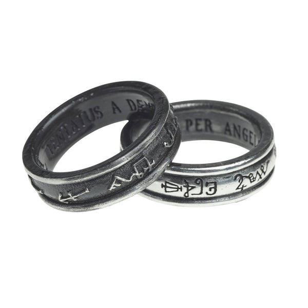 Demon Black & Angel White Ring by Alchemy of England