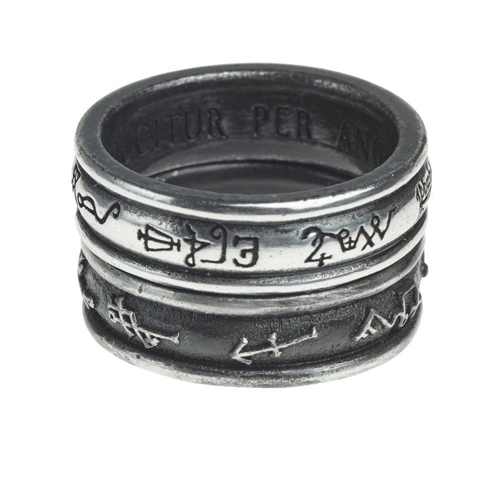 Demon Black & Angel White Ring by Alchemy of England