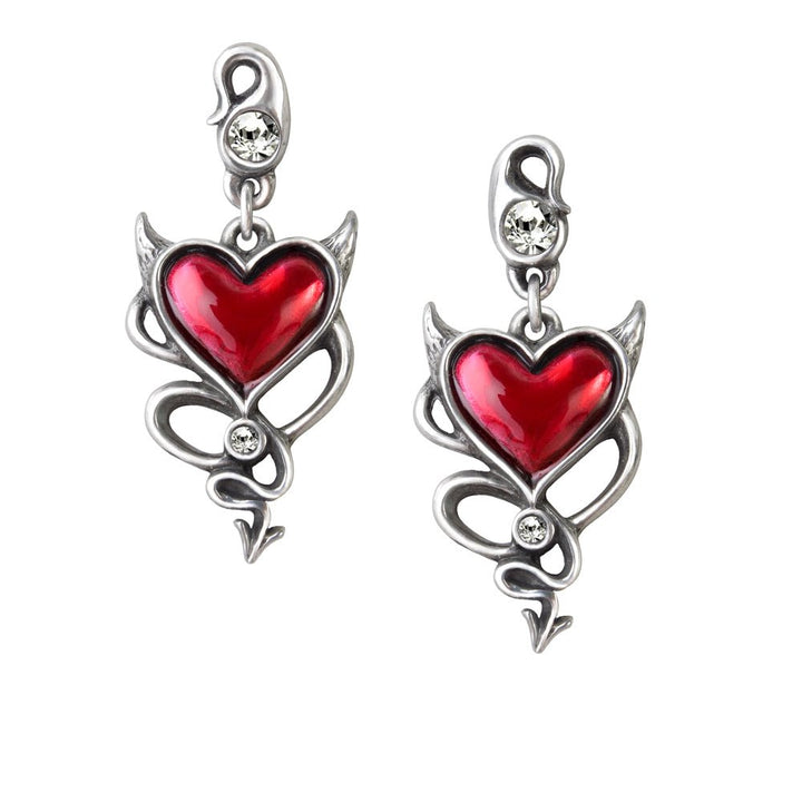 Devil Heart Earrings by Alchemy of England