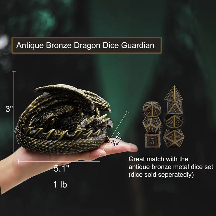 Dice Guard Set: Antique Bronze by Haxtec