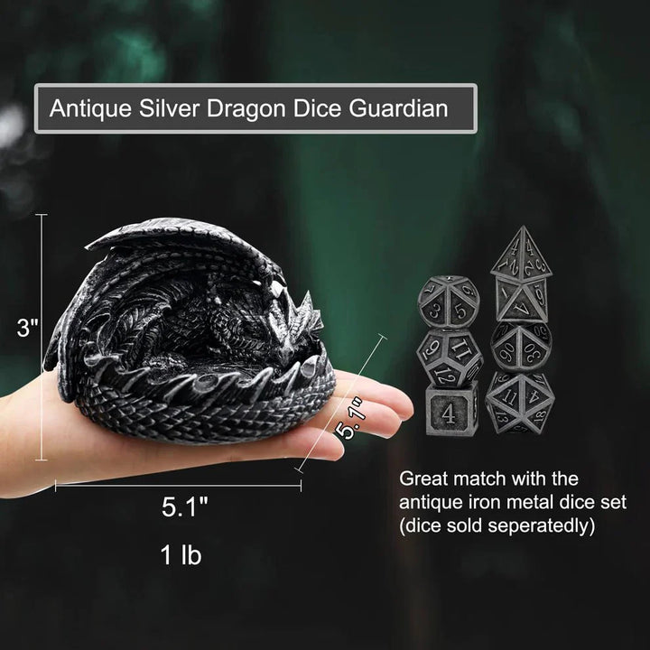 Dice Guard Set: Antique Silver by Haxtec