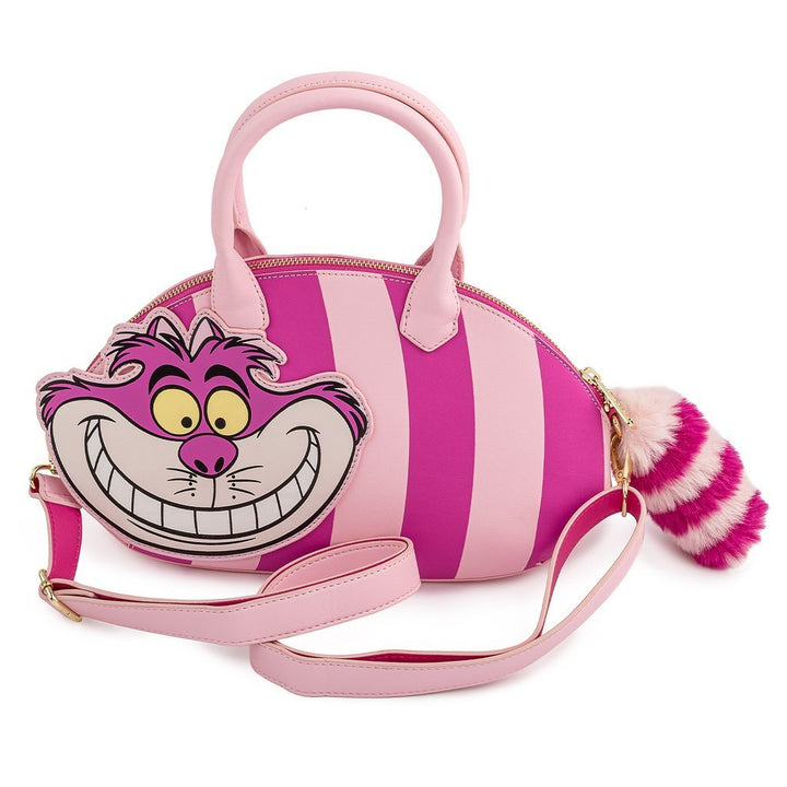 Disney Alice In Wonderland Cheshire Cat Applique Purse by Loungefly