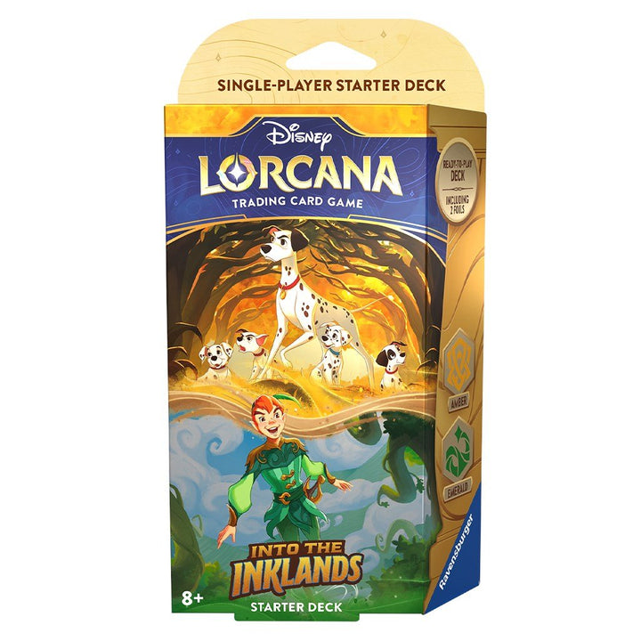 Disney Lorcana: Into the Inklands Starter Deck (Amber & Emerald) by Disney