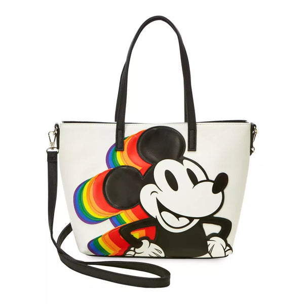 Disney Mickey Mouse Rainbow Tote by Loungefly