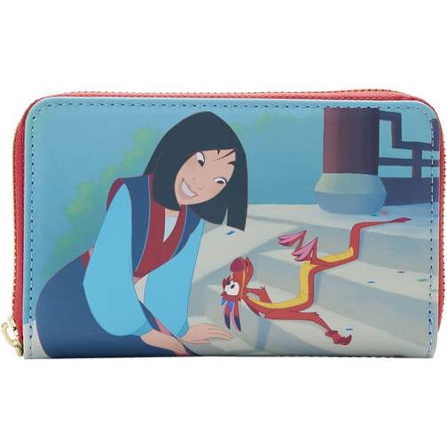 Disney Mulan Princess Scene Zip Around Wallet by Loungefly