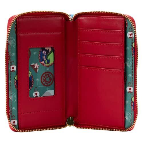 Disney Mulan Princess Scene Zip Around Wallet by Loungefly