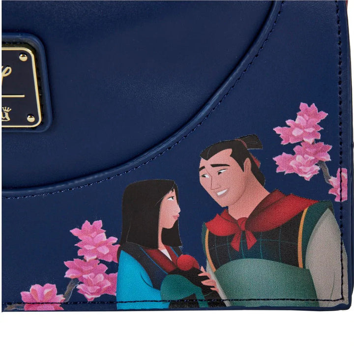 Disney Princess Mulan Castle Crossbody Bag by Loungefly