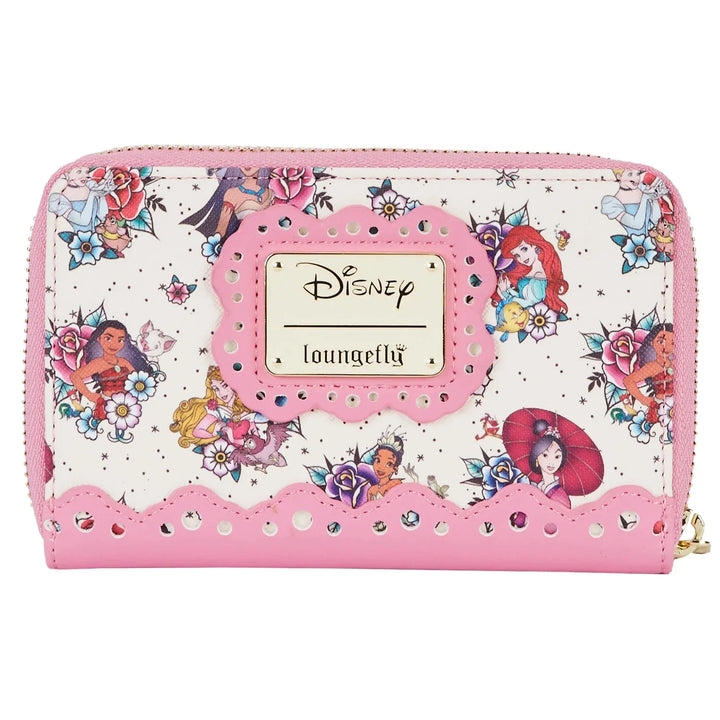 Disney Princess Tattoo Zip Around Wallet by Loungefly