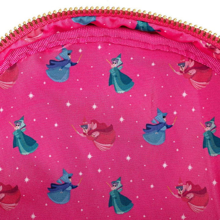 Disney Sleeping Beauty Floral Fairy Godmothers Mini-Backpack by Loungefly