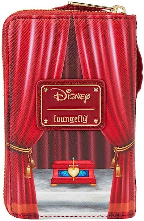 Disney Snow White Evil Queen Throne Zip Around Wallet by Loungefly