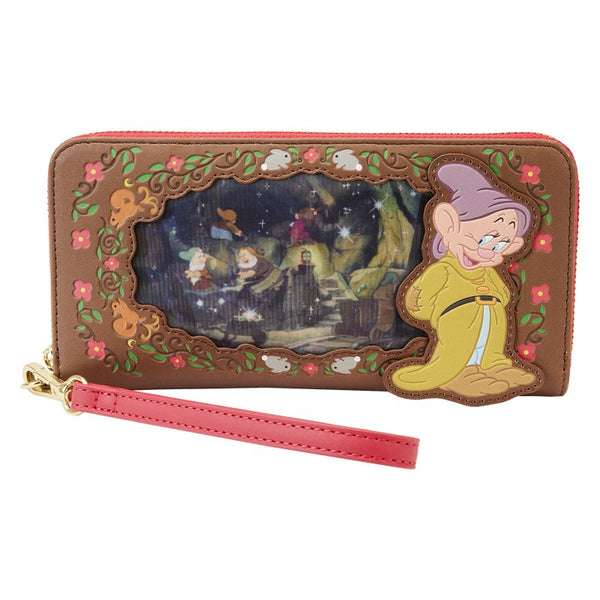 Disney Snow White Lenticular Princess Series Zip Around Wallet by Loungefly