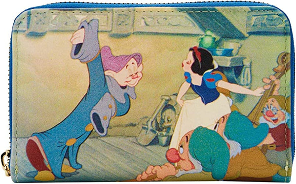 Disney Snow White Scenes Zip Around Wallet by Loungefly