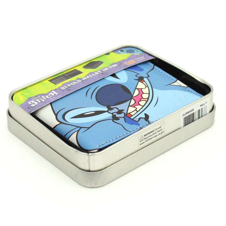 Disney Stitch Chill N Relax Bi-Fold Wallet with Gift Tin by Concept One