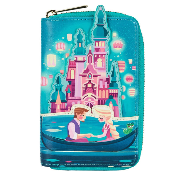 Disney Tangled Princess Castle Zip Around Wallet by Loungefly