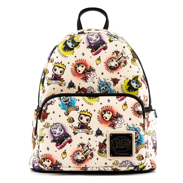 Disney Villains Tattoo Funko Pop! Mini-Backpack by Loungefly