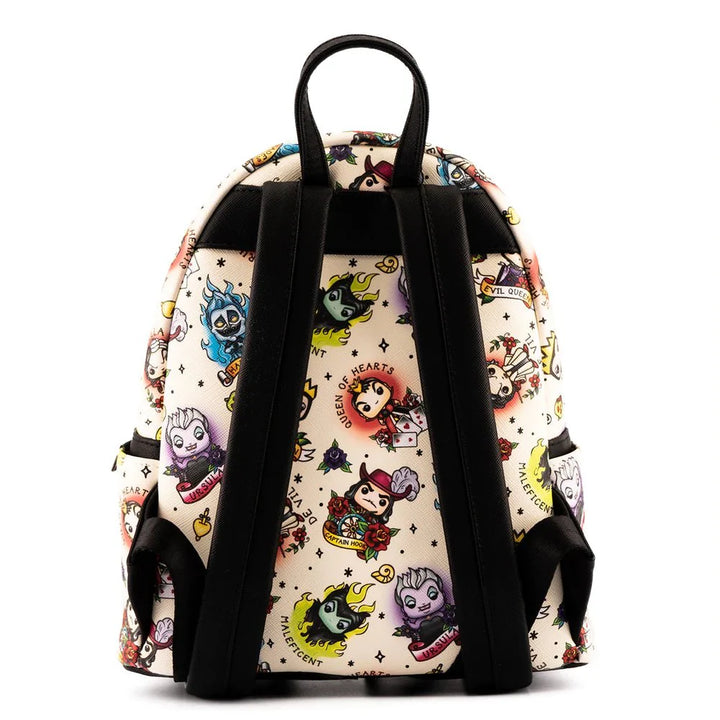 Disney Villains Tattoo Funko Pop! Mini-Backpack by Loungefly