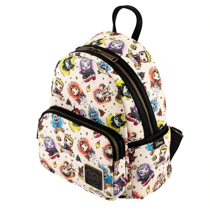 Disney Villains Tattoo Funko Pop! Mini-Backpack by Loungefly