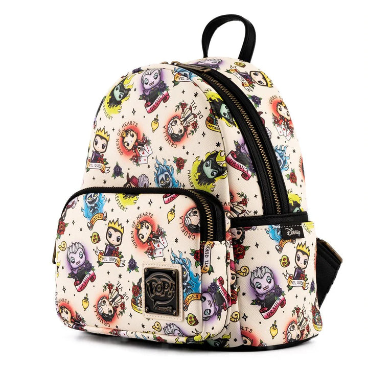 Disney Villains Tattoo Funko Pop! Mini-Backpack by Loungefly