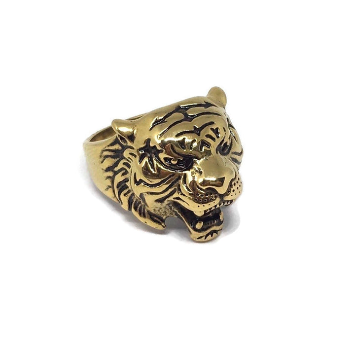 Gifts From The Crypt - Tibetan Tiger Statement Ring-3