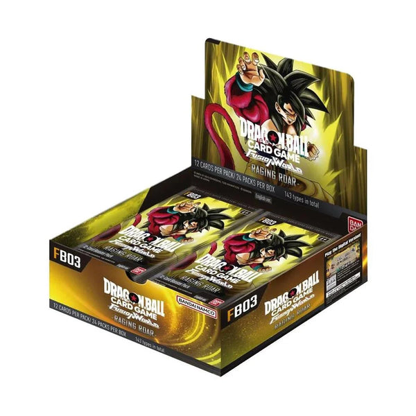 Dragon Ball Super: Fusion World Raging Roar Booster Box Display by Bandai