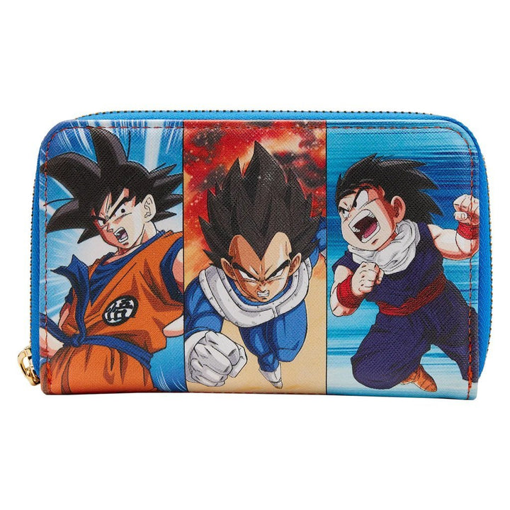 Dragon Ball Z Trio Zip Around Wallet by Loungefly